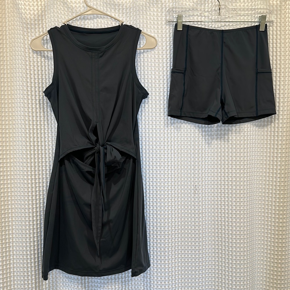 Halara Dress and Matching Shorts Set